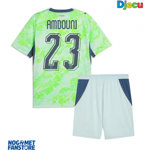 Švicarska Zeki Amdouni #23 Gostujuci Dres za djecu SP 2026 Kratak Rukav (+ Kratke hlače)